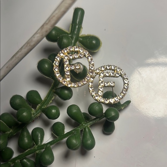 Jewelry - Elegant Gold and Silver Crystal Earrings